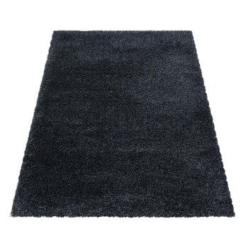 Hochflor Teppich FLUFFY Anthrazit 140 x 200 cm