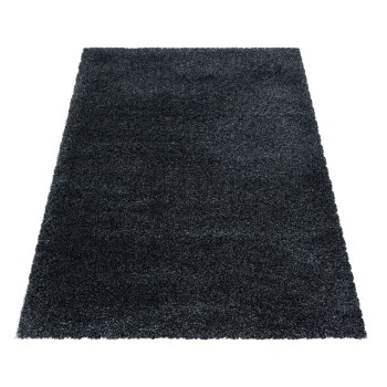 Hochflor Teppich FLUFFY Anthrazit 280 x 370 cm