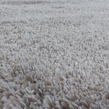 Hochflor Teppich FLUFFY Beige 80 x 150 cm