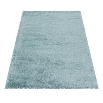 Hochflor Teppich FLUFFY Blau 60 x 110 cm