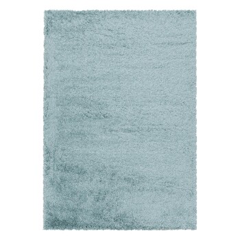 Hochflor Teppich FLUFFY Blau 200 cm x 290 cm