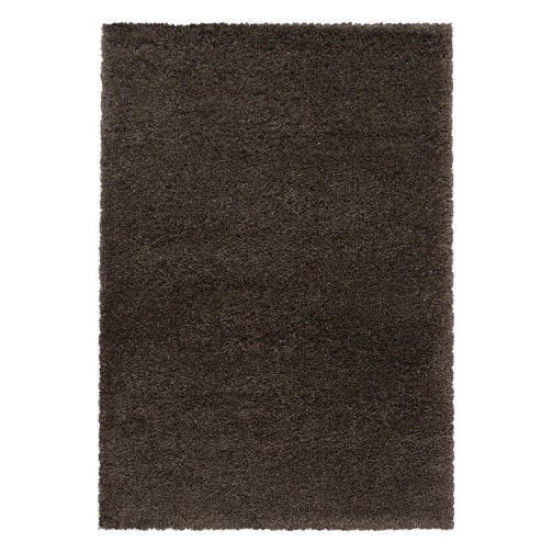 Hochflor Teppich FLUFFY Braun 140 x 200 cm