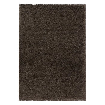 Hochflor Teppich FLUFFY Braun 140 x 200 cm