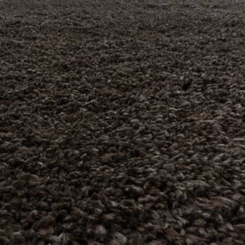 Hochflor Teppich FLUFFY Braun 140 x 200 cm