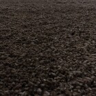 Hochflor Teppich FLUFFY Braun 140 x 200 cm