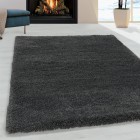 Hochflor Teppich FLUFFY Grau 140 x 200 cm