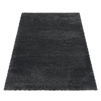 Hochflor Teppich FLUFFY Grau 240 x 340 cm