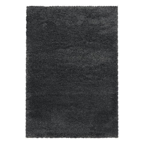 Hochflor Teppich FLUFFY Grau 280 x 370 cm