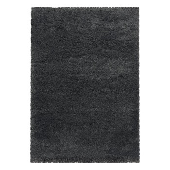 Hochflor Teppich FLUFFY Grau 280 x 370 cm