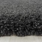 Hochflor Teppich FLUFFY Grau 280 x 370 cm