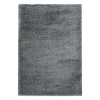 Hochflor Teppich FLUFFY Hellgrau 140 x 200 cm