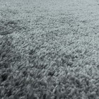 Hochflor Teppich FLUFFY Hellgrau 200 cm x 290 cm