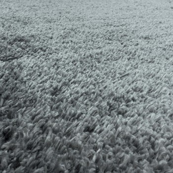 Hochflor Teppich FLUFFY Hellgrau 240 x 340 cm