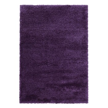 Hochflor Teppich FLUFFY Violett 120 cm x 170 cm