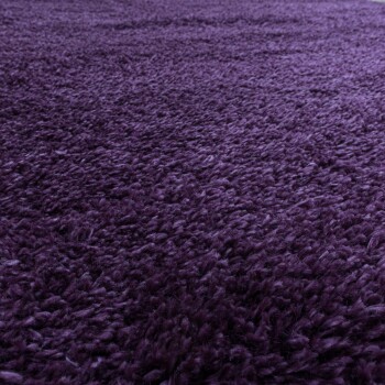 Hochflor Teppich FLUFFY Violett 120 cm x 170 cm