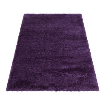 Hochflor Teppich FLUFFY Violett 280 x 370 cm