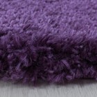 Hochflor Teppich FLUFFY Violett 280 x 370 cm
