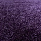 Hochflor Teppich FLUFFY Violett 200 cm Rund