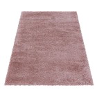 Hochflor Teppich FLUFFY Rosa 80 x 150 cm