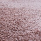 Hochflor Teppich FLUFFY Rosa 80 x 250 cm