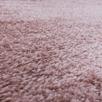 Hochflor Teppich FLUFFY Rosa 120 cm x 170 cm