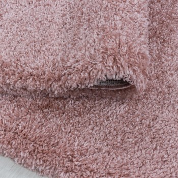 Hochflor Teppich FLUFFY Rosa 160 cm x 230 cm
