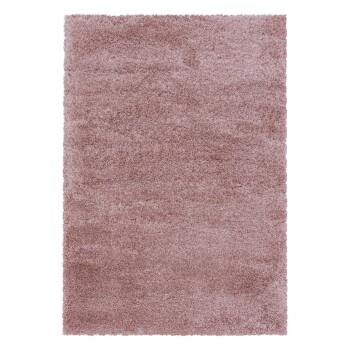 Hochflor Teppich FLUFFY Rosa 280 x 370 cm