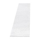 Hochflor Teppich FLUFFY Weiß 80 x 250 cm