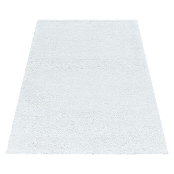 Hochflor Teppich FLUFFY Weiß 280 x 370 cm