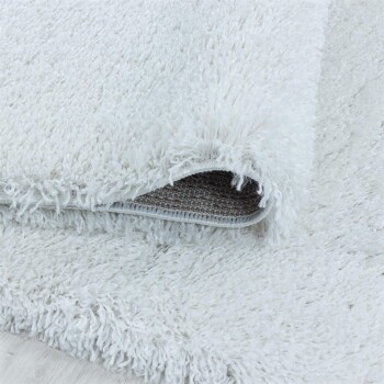 Hochflor Teppich FLUFFY Weiß 280 x 370 cm