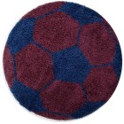 Kinder Teppich FUN Marineblau 100 cm Rund