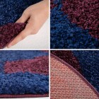 Kinder Teppich FUN Marineblau 100 cm Rund