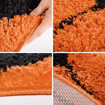 Kinder Teppich FUN Orange 120 cm Rund