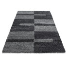 Hochflor Teppich GALA Grau 140 x 200 cm