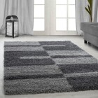 Hochflor Teppich GALA Grau 200 cm x 290 cm