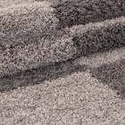 Hochflor Teppich GALA Taupe 280 x 370 cm