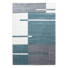 Kurzflor Teppich HAWAII Blau 240 x 340 cm