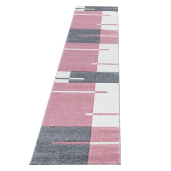 Kurzflor Teppich HAWAII Pink 80 x 300 cm