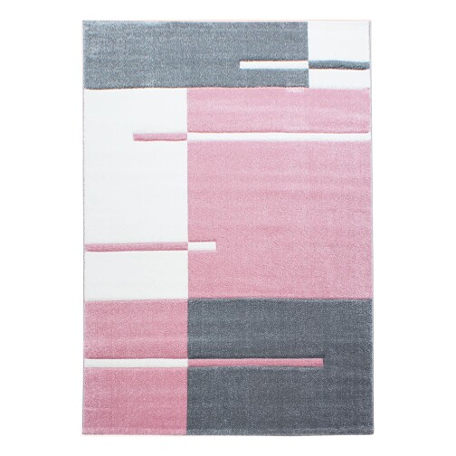 Kurzflor Teppich HAWAII Pink 200 cm x 290 cm
