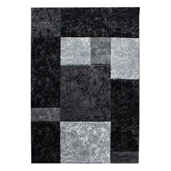 Kurzflor Teppich HAWAII Schwarz 120 cm x 170 cm