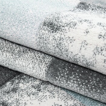 Kurzflor Teppich HAWAII Blau 240 x 340 cm