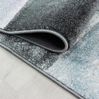Kurzflor Teppich HAWAII Blau 240 x 340 cm