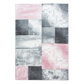 Kurzflor Teppich HAWAII Pink 80 x 150 cm