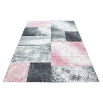 Kurzflor Teppich HAWAII Pink 160 cm x 230 cm