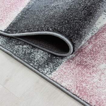 Kurzflor Teppich HAWAII Pink 240 x 340 cm