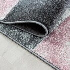 Kurzflor Teppich HAWAII Pink 280 x 370 cm