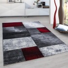 Kurzflor Teppich HAWAII Rot 240 x 340 cm