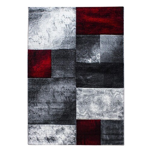 Kurzflor Teppich HAWAII Rot 280 x 370 cm
