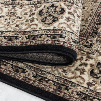 Orient Teppich KASHMIR Schwarz 80 x 150 cm