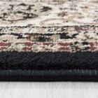 Orient Teppich KASHMIR Schwarz 80 x 150 cm